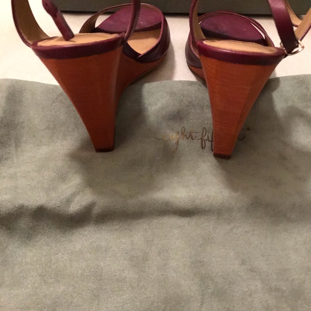 Beautiful Rose Red Wedge - Picture 4 of 5